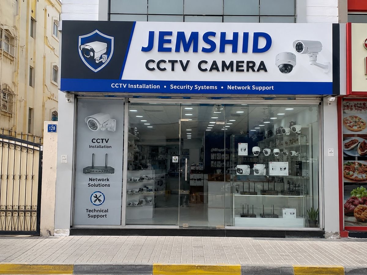 Jemshid CCTV Camera CCTV installation and network support products in Abu Dhabi